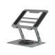 Laptop Stand Folding Lift Cooling Base Desktop Tablet Portable  Adjustable Bracket Compatible With All Notebook Sliver